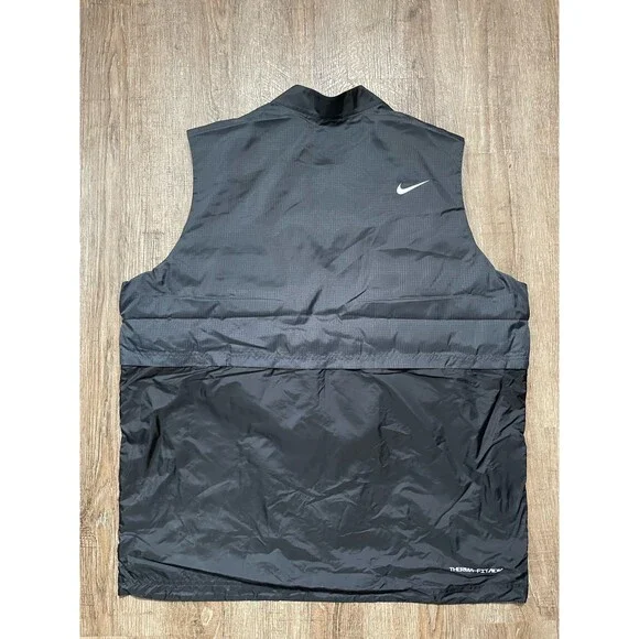 Nike Therma-Fit ADV Repel Golf Vest Black Anthracite Men’s Sz Medium FQ0447-010 - Picture 2 of 11